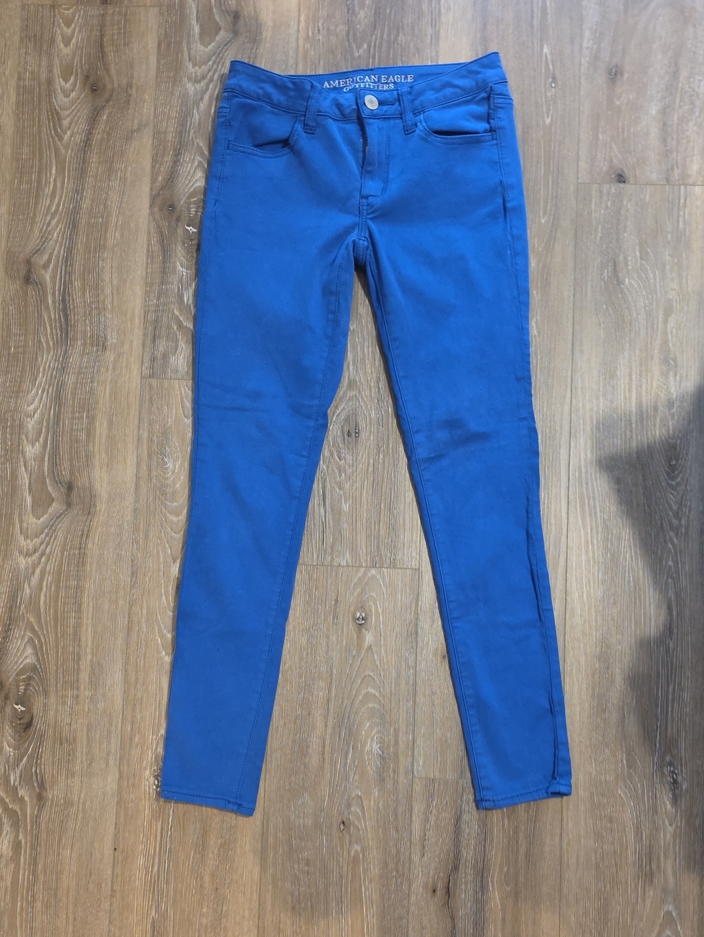 American Eagle Outfitters Vibrant Blue Skinny Jeans Size 6
